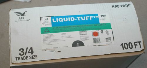 AFC CABLE SYS LIQUID-TUFF UL LIQUIDTIGHT NONMETAL CONDUIT LFNC-B RED 3/4&#034;  NEW