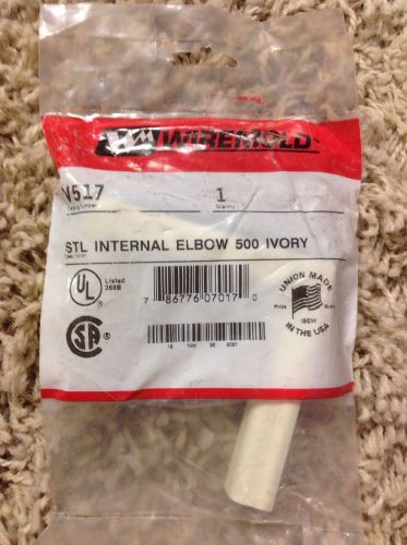 WIREMOLD STL INTERNAL ELBOW 500 IVORY V517 NEW V517