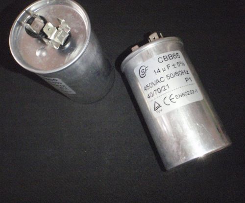 CAPACITOR CBB65A 450VAC 14uF HVAC 14 MFD AC Motor Compressor Start