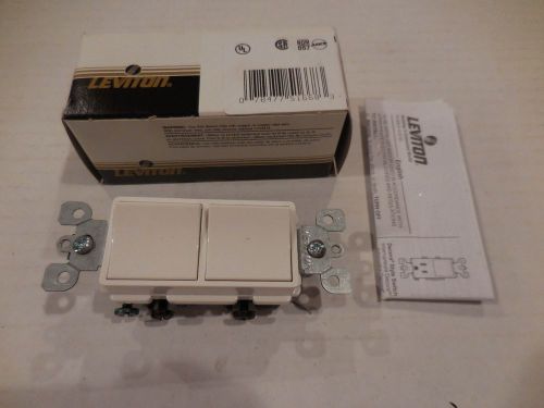 Leviton Decora Combo Switch 1-3 Way 1 Single Pole White 5641-W NIB