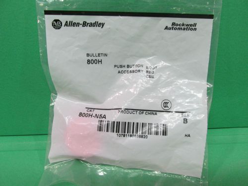 *NEW* Allen Bradley 800H-N5A Ser. B Red HYPALON BOOT