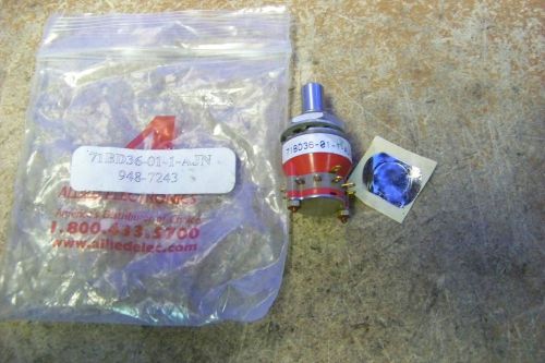 NOS Grayhill 71BD36-01-1-AJN STOP Rotary Adjustable 1/2&#034; Diameter