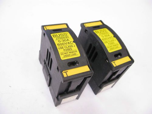 Bussmann jt60030 fuse holder,lot of 2, 30a 600v,3 pole for sale