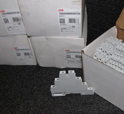 ABB Terminal Block D4/6.T3 Triple Deck 1SNA299683R0100 *new*