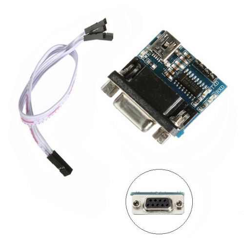 New max3232 rs232 serial usb port to db9 connector ttl converter module + cables for sale