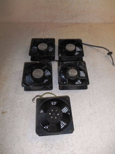 Papst/ etri fans, 4624zwu, 4624zw, 125xr, lot of 5, used for sale