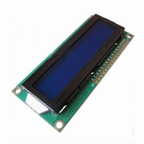 16x2 HD44780 Character LCD Display Module Blue Blacklight 1602