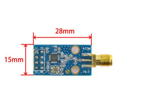 2Pcs of 10dbm RF Module RF-1101D-SMA+CC1101 SMA external antenna 16mA electronic