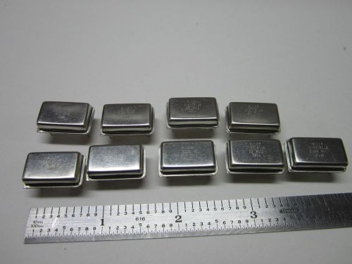 lot 9 ea assorted QUARTZ OSCILLATORS FREQUENCY STANDARD MHz 13, 12, 36, 0.5 etc