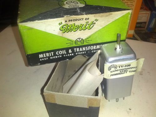 Merit TV-109 Sound Discriminator Coil - NR NOS