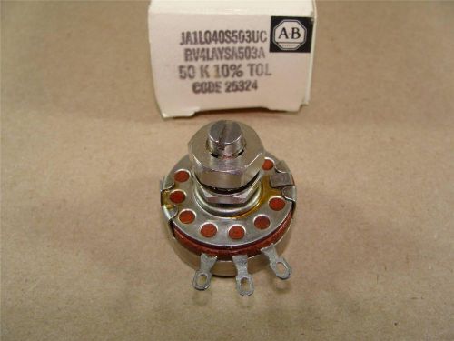 NEW ALLEN BRADLEY JA1L040S503UC TYPE J 50K OHM POTENTIOMETER POT TRIMMER 10%TOL