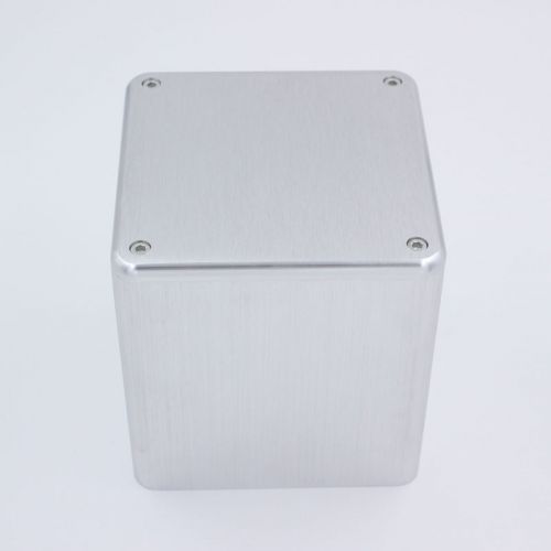 1pc 110*110*116mm silver aluminum vintage transformer protect cover tube amp diy for sale