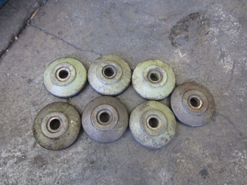 Okuma lb-15 cnc lathe legs pad stands lot of 7 for sale