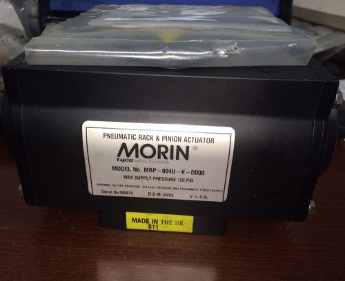 TYOC-MORIN PNEUMATIC RACK &amp; PINION ACTUATOR MRP-004U-D000