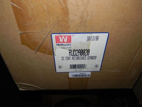 TB Woods RUD2A0020 DC CONT,REFURBISHED,D2A0020, Power Transmission 2HP Ultracon