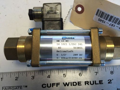 NEW  CO-AX MK-10 NC MK102C140VVB1/2P2A  EMULSION SOLENOID VALVE, 1/2&#034; NPT BP