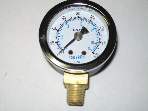 NIB  OF 0-160 PSI  2&#034; INCH FACE PRESSURE GAUGE 1/4&#034; NPT LOWER MOUNT