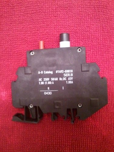 ALLEN BRADLEY 1492-GH010 CIRCUIT BREAKER 1AMP MINIATURE