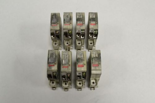 LOT 8 FUJI CP31FM/15 ELECTRIC CIRCUIT PROTECTOR BREAKER 15A AMP 1P POLE B243481