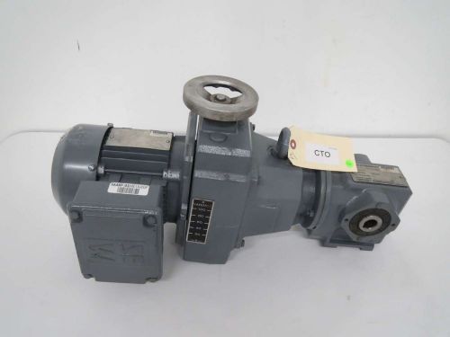 Sew eurodrive sa37t 0.5hp 230/460v-ac 3ph ac gear 18.24:1 motor b425291 for sale