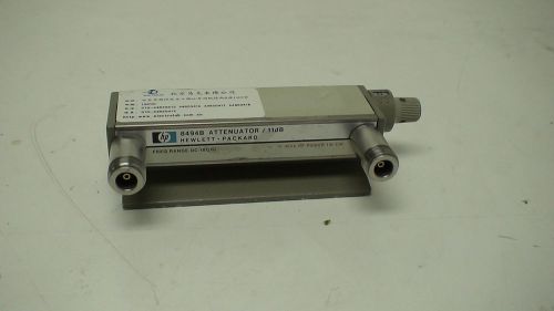 HP 8494B 18 GHz, 0 to11 dB, 1 dB Manual Step Attenuator op001: Type N (f) female