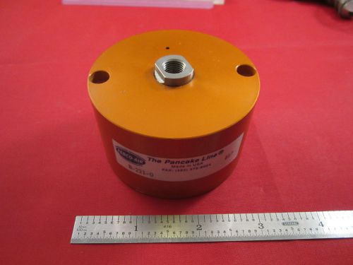 FABCO-AIR PNEUMATIC AIR MINI PANCAKE CYLINDER OPTICS POSITIONING B-221-0 NEW