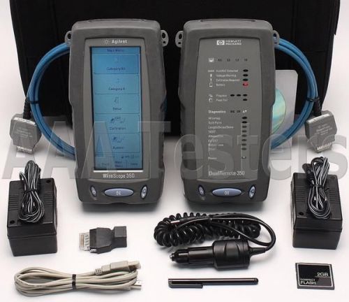 Agilent Wirescope 350 Cat5 Cat5e Cat6 Cable Certifier