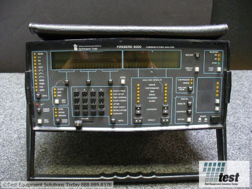 Acterna TTC JDSU 6000 Communications Analyzer Mainframe  ID #23851 TEST