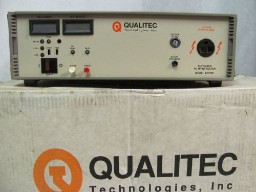 Qualitec Technologies AC520F Automatic AC Hipot Tester, 115/230 VAC Input
