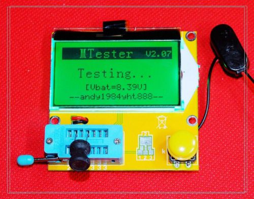 Mega328 transistor tester diode triode capacitance esr meter mos pnp/npn l/c/r for sale