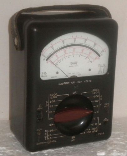 Triplett Model 630-A Tube Era Volt Ohm Meter ~ Vintage ~ Serial # 62185