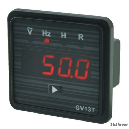 4 digits red led display ac v, hz, accumulating time working time panel meter for sale