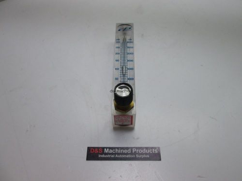 Cole Parmer Flowmeter 0-300LPM / 0-18000 LPH, 1/4&#034; NPT