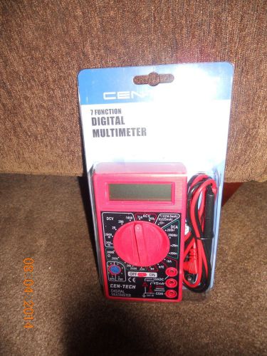 Cen-Tech 7 Function Digital Multimeter - New in Package