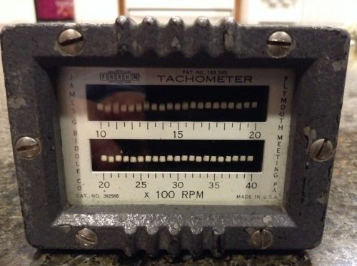 FRAHM VIBRATING TACHOMETER James G Biddle Co.