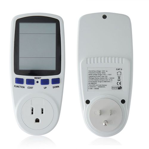 Hot us plug power energy watt meter electricity usage analyzer monitor for sale