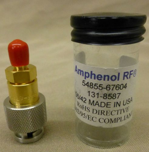 AGILENT 54855-67064 PRECISION BNC TO SMA RF ADAPTER AMPHENOL RF