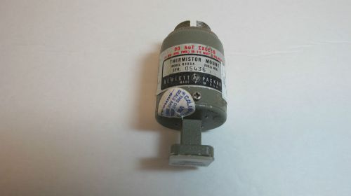 HP R486A Thermistor Mount.  26.5 to 40GHz.  WR-28,  -30 to +10dBm.  Tested Good.