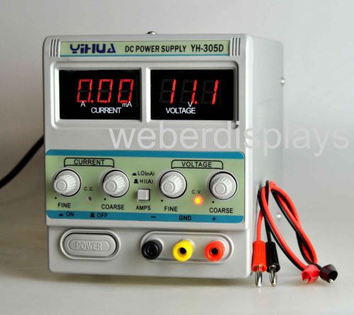 30V 5A Digital Precision DC Power Supply Adjustable Stable, Lab Grade 305D New