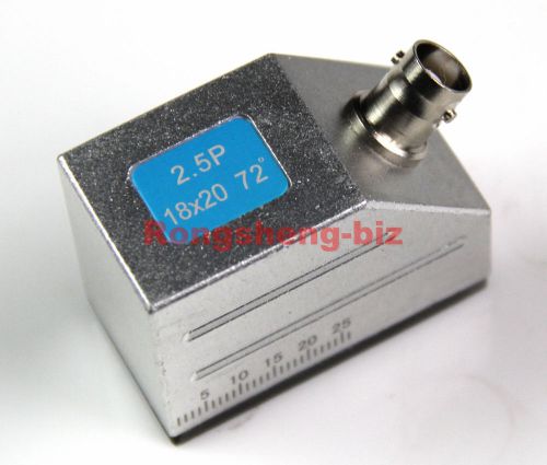 New Mitech 2.5MHz,18x20mm,72?,BNC Rayleigh Surface Wave Probe Sensor Transducer