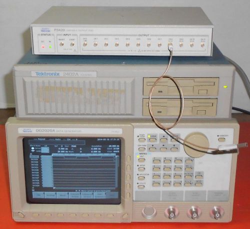 TEKTRONIX Sony DG2020A Data Pattern Generator  w/ P3420 pod  and 2402A TEKMATE