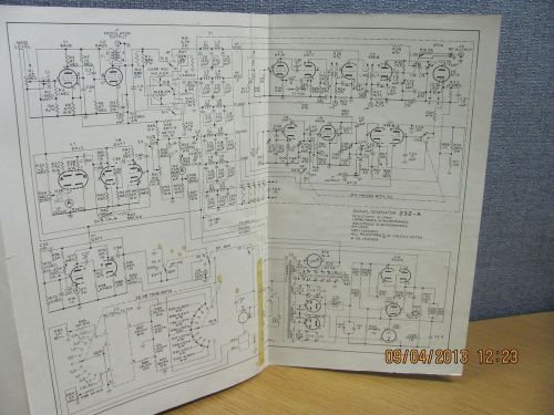 BOONTON MODEL 232-A:Glide Slope Signal Generator- Instruction Manual #18702