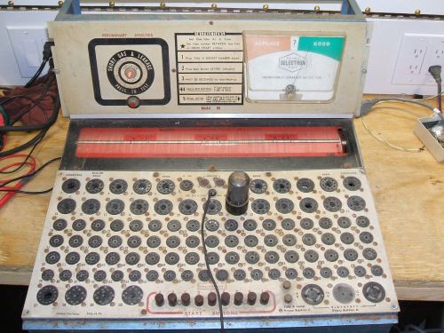 Vintage Adjust O Matic Tube Tester, Model 80