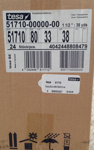 New sealed case 24 rolls tesa® 51710 easysplice® beltdrive tape paper printing for sale