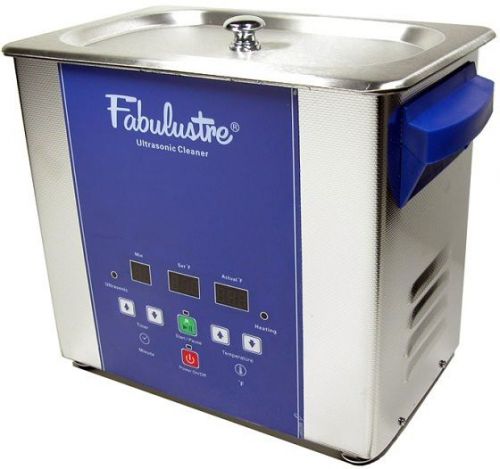 NEW Fabulustre 3 Quart Heated Stainless Steel Ultrasonic Cleaner