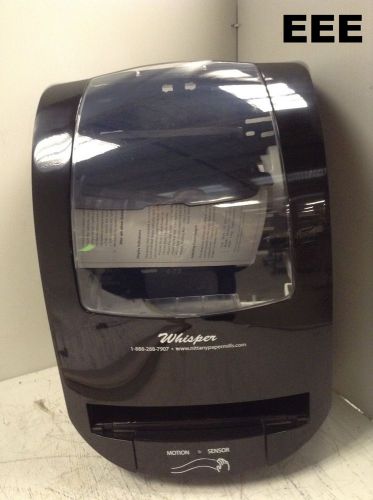 NIB  Whisper Power-Bar Electronic Roll Towel Dispenser AD108-35 Black