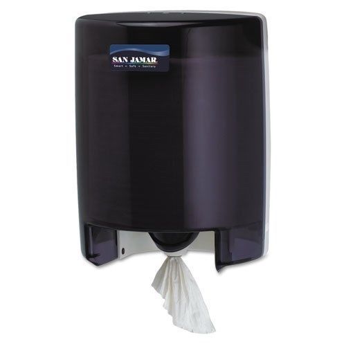 San Jamar SJM T400TBK Classic Balck Pearl Center Pull Towel Dispenser Black