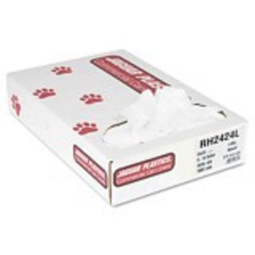 Jaguar Plastics 6 mic Can Liners, 10 Gallon Capacity, 1,000 per Carton - Natural