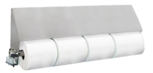 Royce Rolls Model #STP-4 Stainless Steel Slanted Quadruple Roll TP Dispenser