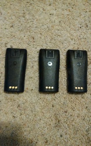 Lot of 3 Motorola NNTN4852A Ni-MH battery PR400 CP150 CP200 CP200XLS EP450 radio